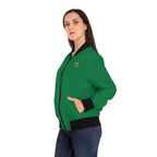 Classic Logo Women's Bomber Jacket - Green