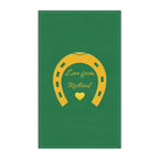 Heart & Horseshoe Tea Towels (cotton, poly)
