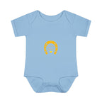 Heart & Horseshoe Bodysuit - Cute Gift for Newborns, Baby Shower, Birthday Outfit, Infants,