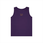 Classic Logo Unisex Heavy Cotton Tank Top, Summer Style, Casual Wear, Beach Day Outfit, Gift for Her, Vacation Attire