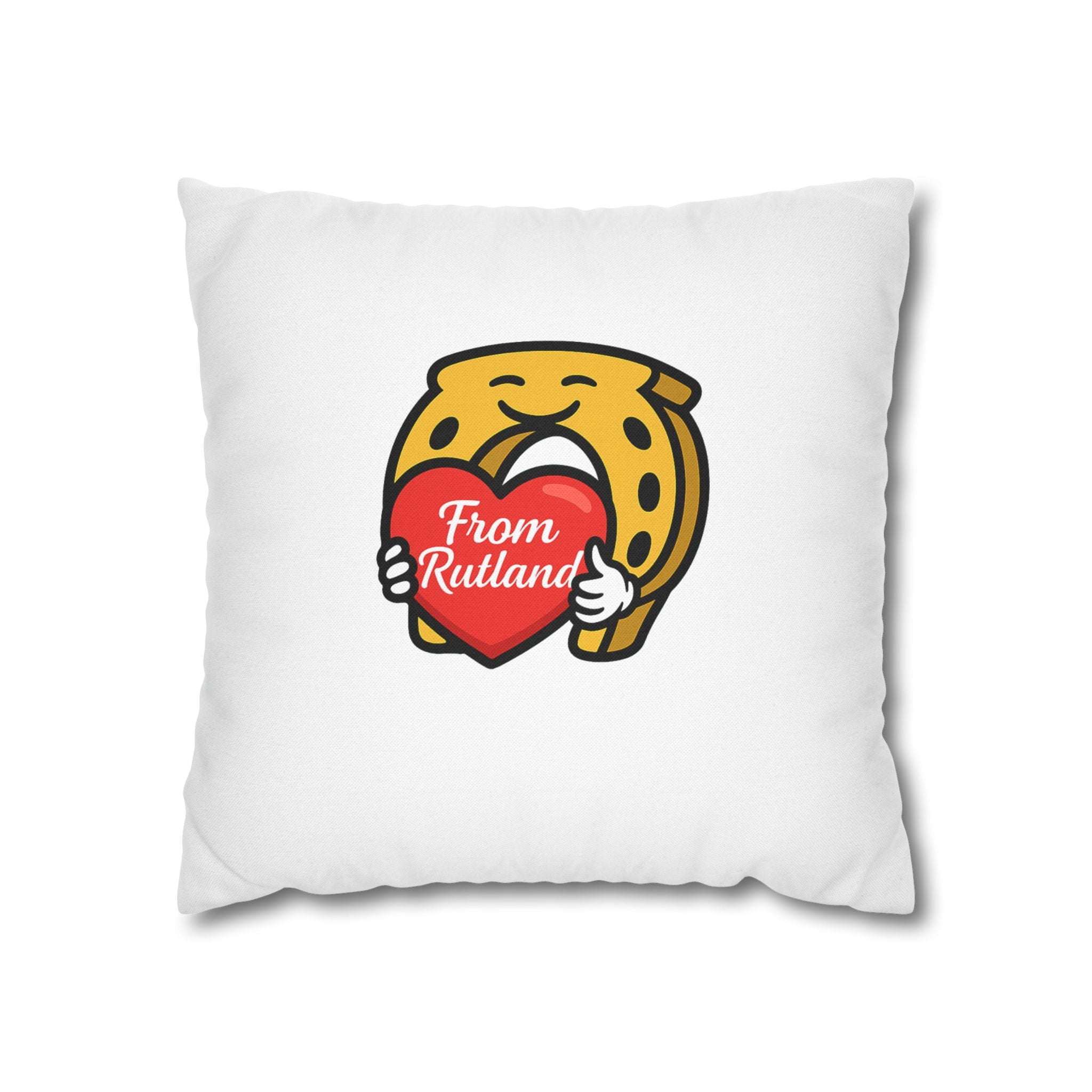 Spun Polyester Square Pillowcase