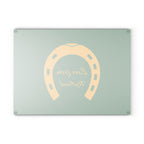 Classic Logo Green Glass Chopping Board —  Kitchen Serving/Cutting Board