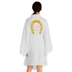 Classic Logo Long Sleeve Kimono Robe