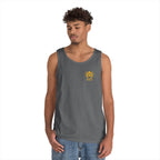 Sunshine Goddess Unisex Heavy Cotton Tank Top, Summer Style, Casual Wear, Beach Day Outfit, Gift for Her, Vacation Attire