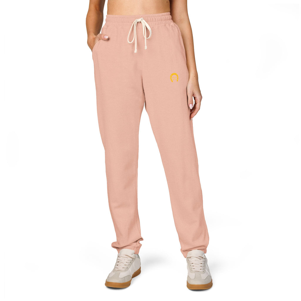 Classic Logo Cozy Garment-Dyed Sweatpants | Unisex Fleece Lounge Pants