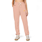 Classic Logo Cozy Garment-Dyed Sweatpants | Unisex Fleece Lounge Pants