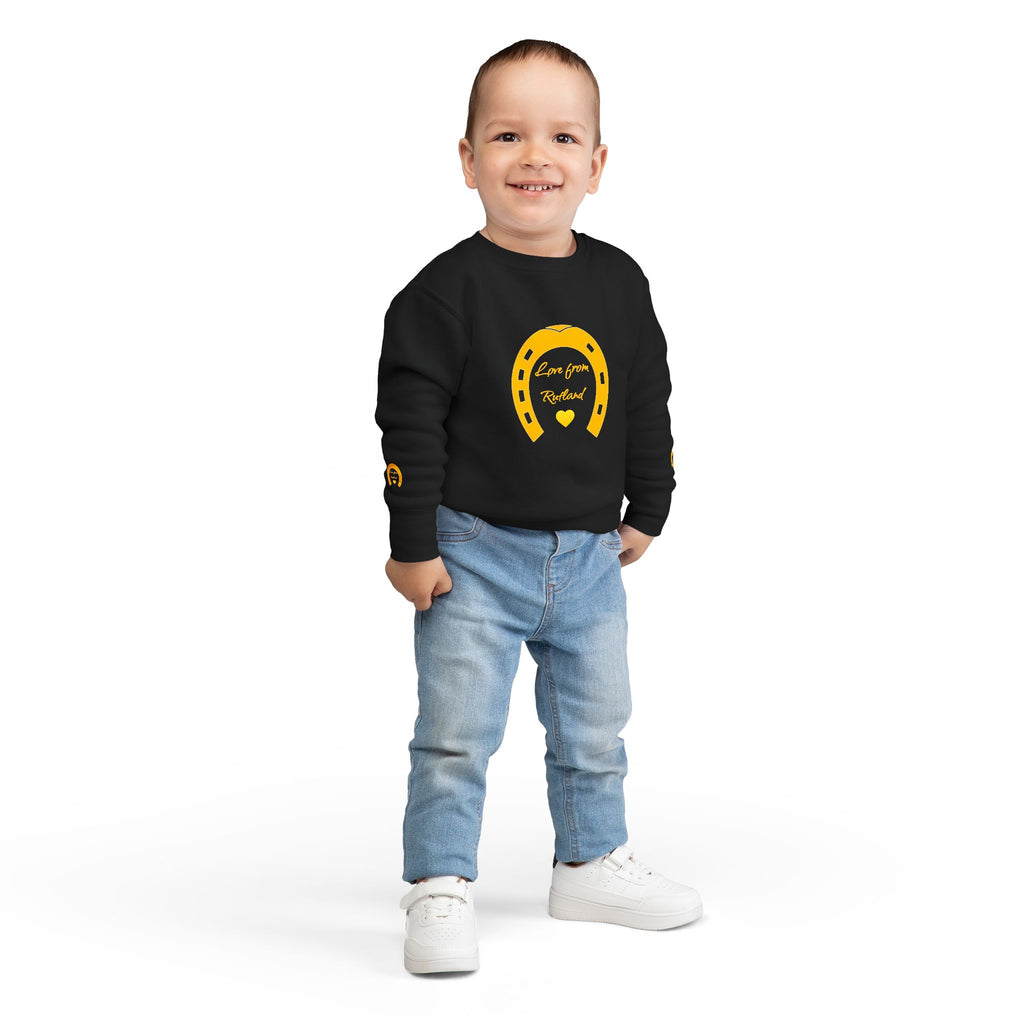 Heart & Horseshoe Toddler Sweatshirt