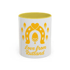Classic Logo Colourful Love From Rutland Mug