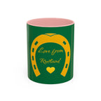 Heart & Horseshoe Accent Coffee Mug (11, 15oz)