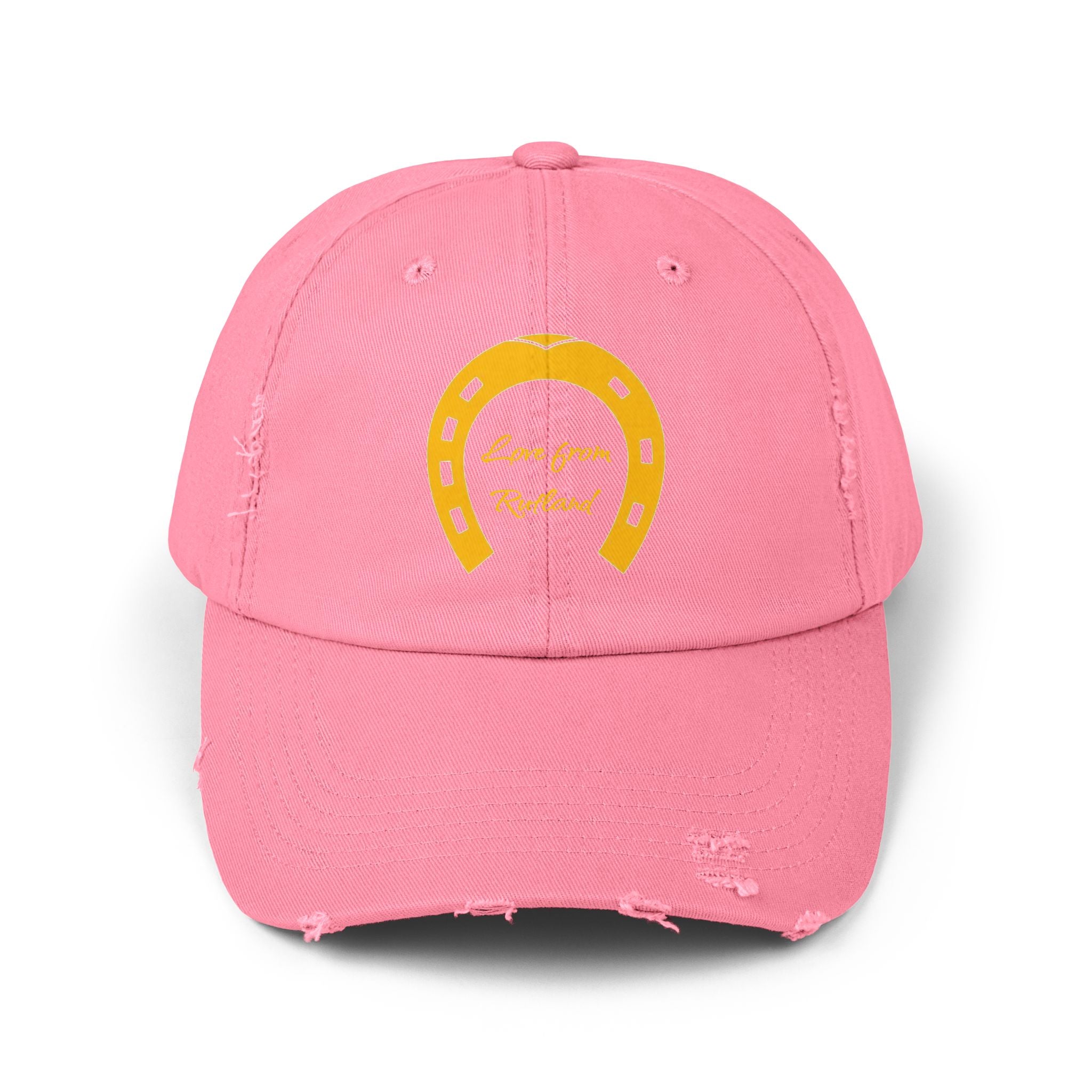Trendy Distressed Cap with Classic Logo Design