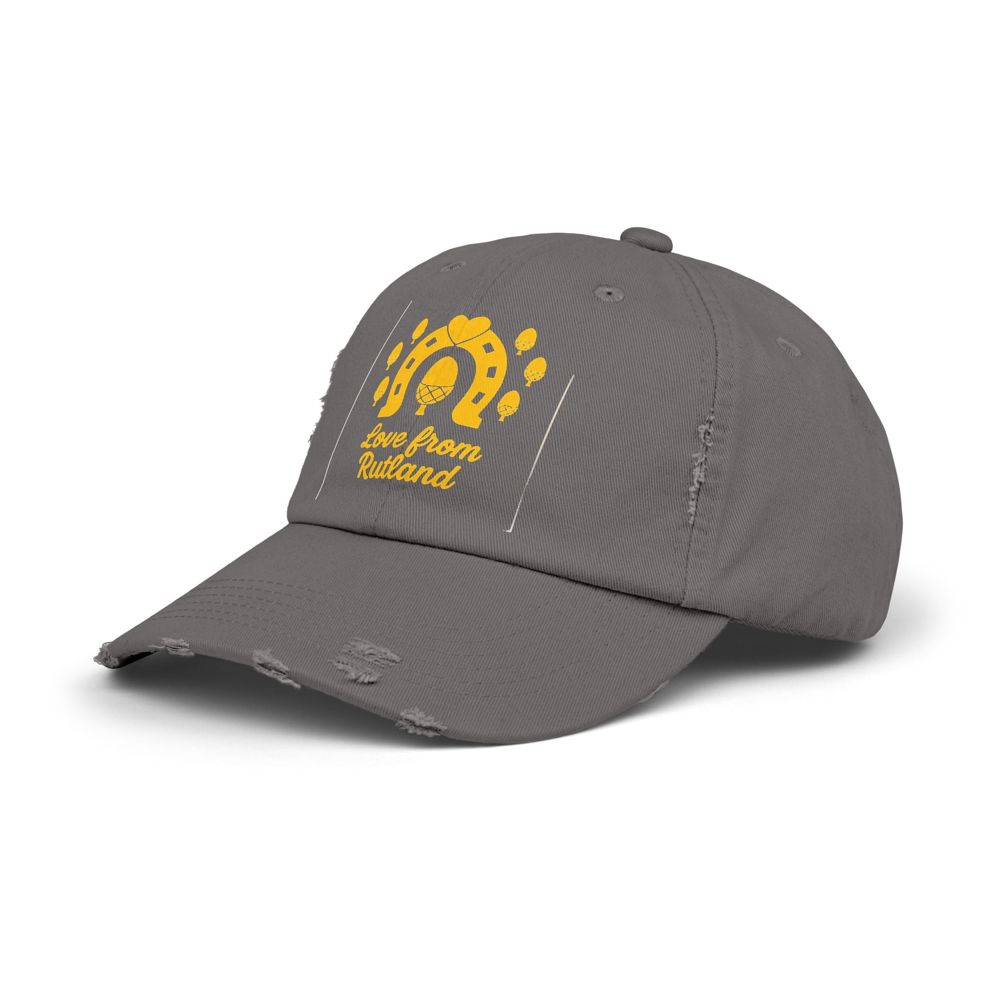 Trendy Distressed Cap with Classic Logo Design