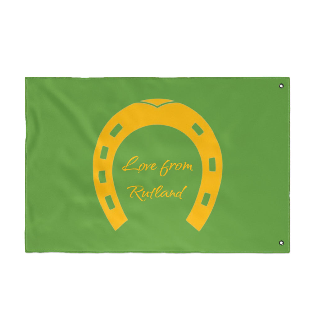 Classic Logo Love From Rutland Double Sided Flag