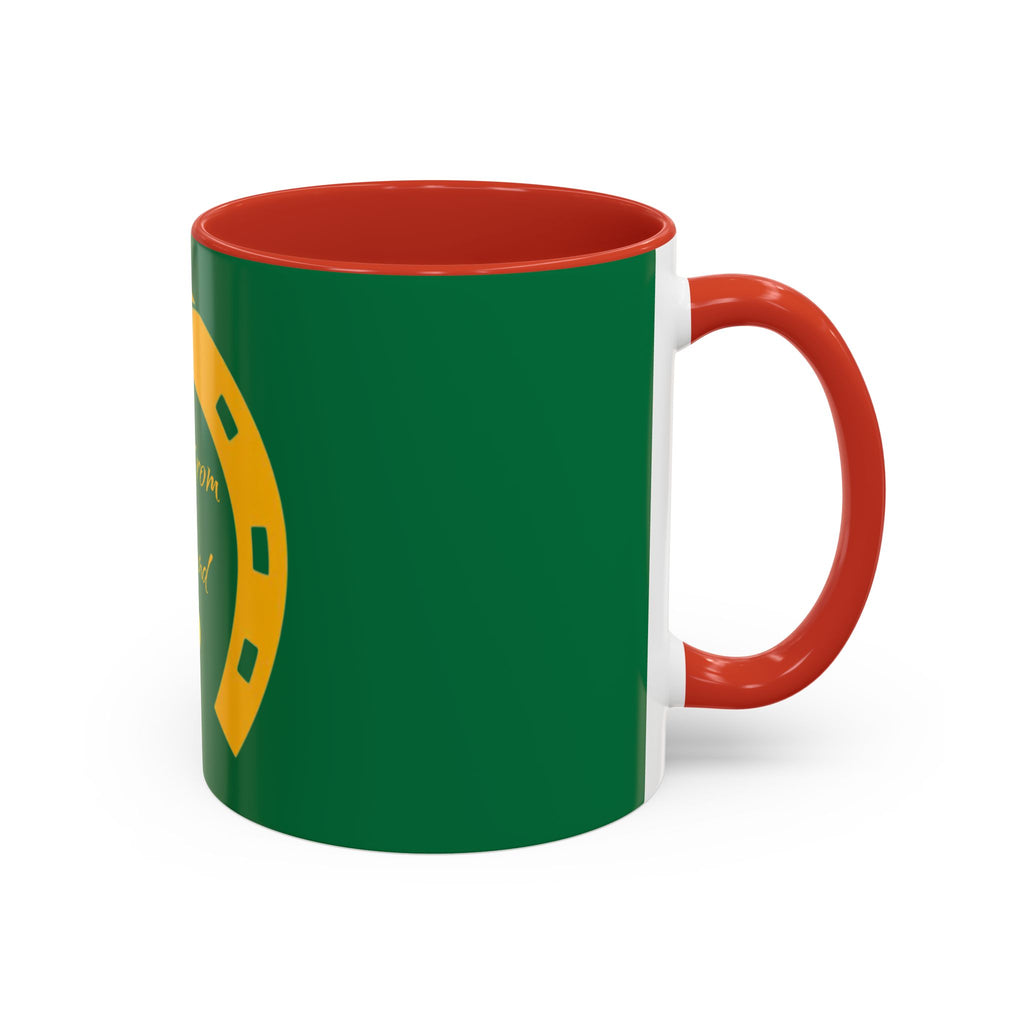 Heart & Horseshoe Accent Coffee Mug (11, 15oz)