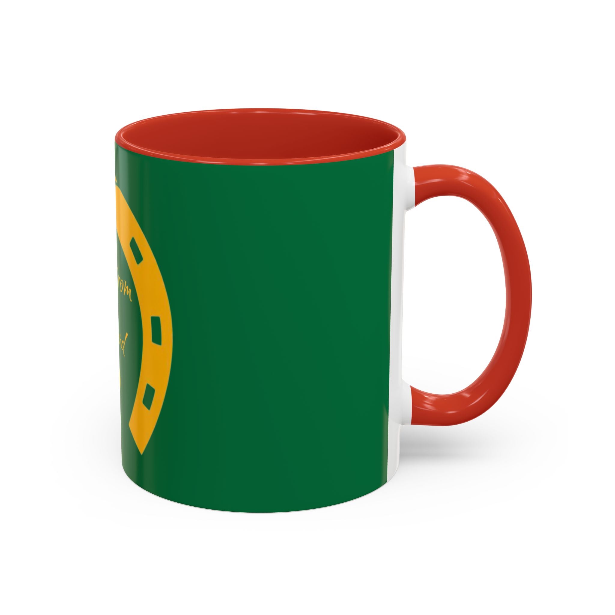 Heart & Horseshoe Accent Coffee Mug (11, 15oz)