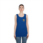 Sunshine Goddess Unisex Heavy Cotton Tank Top, Summer Style, Casual Wear, Beach Day Outfit, Gift for Her, Vacation Attire