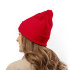 Classic Logo Embroidered Knit Beanie