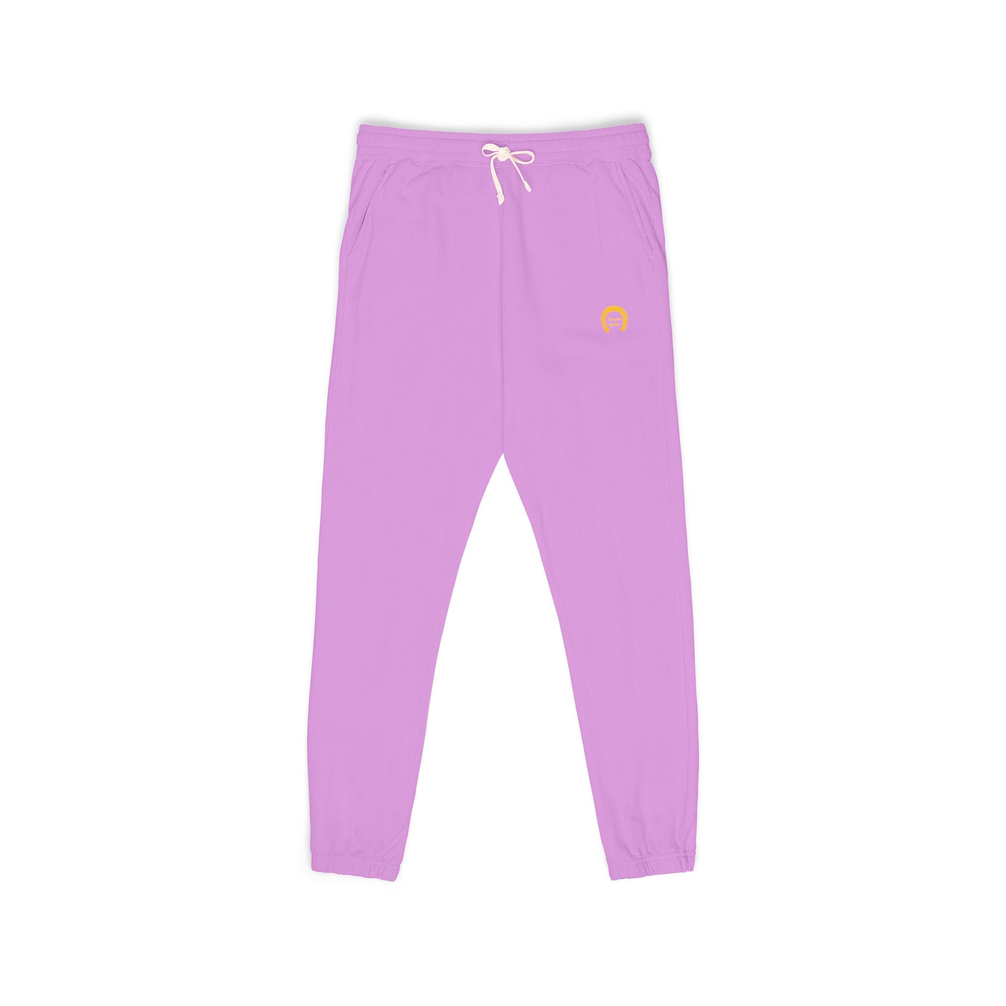 Classic Logo Cozy Garment-Dyed Sweatpants | Unisex Fleece Lounge Pants