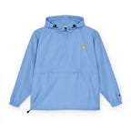 Classic Logo Champion Outdoor Anorak Jacket - Lightweight Rain Gear, Packable Windbreaker