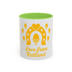 Classic Logo Colourful Love From Rutland Mug