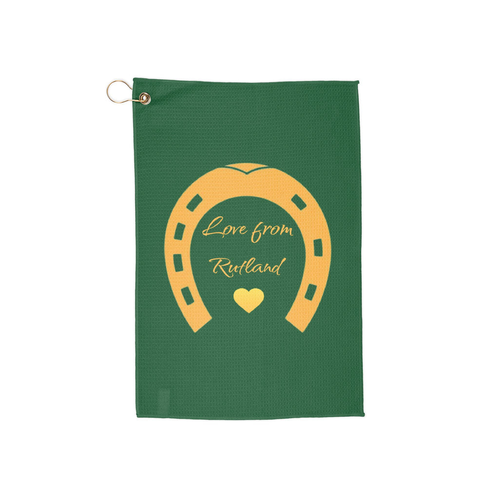 Heart & Horseshoe Golf Towels