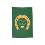 Heart & Horseshoe Golf Towels