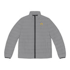 Classic Logo Grey Quilted Puffer Jacket — Men's Outerwear
