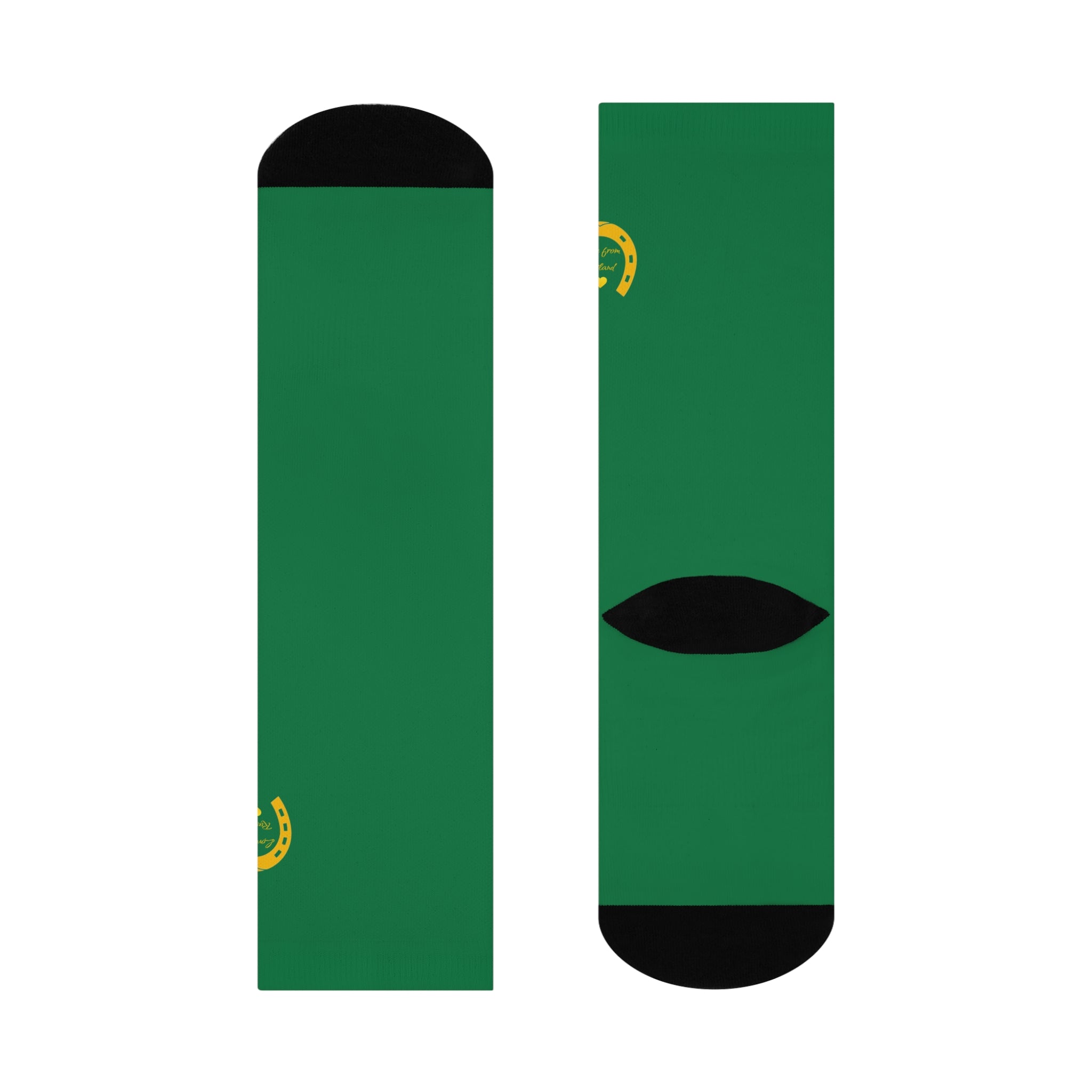 Heart & Horseshoe Cushioned Crew Socks