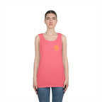 Sunshine Goddess Unisex Heavy Cotton Tank Top, Summer Style, Casual Wear, Beach Day Outfit, Gift for Her, Vacation Attire