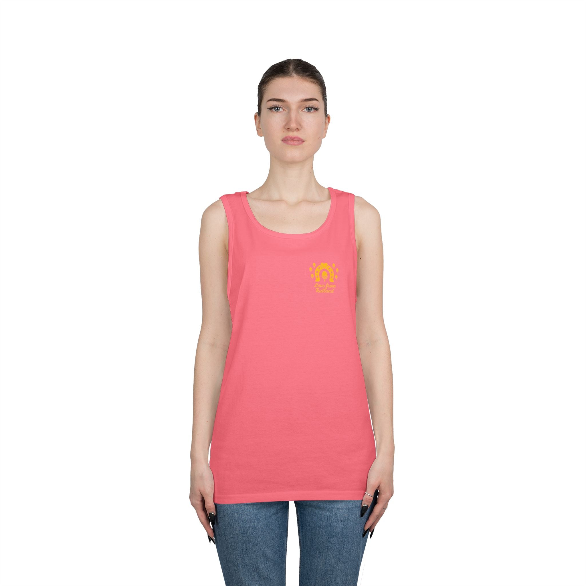Sunshine Goddess Unisex Heavy Cotton Tank Top, Summer Style, Casual Wear, Beach Day Outfit, Gift for Her, Vacation Attire