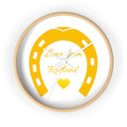 Heart & Horseshoe Wall Clock