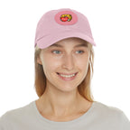 Heart & Horseshoe Cap with Leather Patch (Round)
