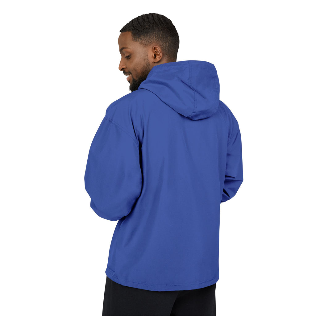 Classic Logo Champion Outdoor Anorak Jacket - Lightweight Rain Gear, Packable Windbreaker