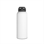 Heart & Horseshoe Stainless Steel Water Bottle, Standard Lid