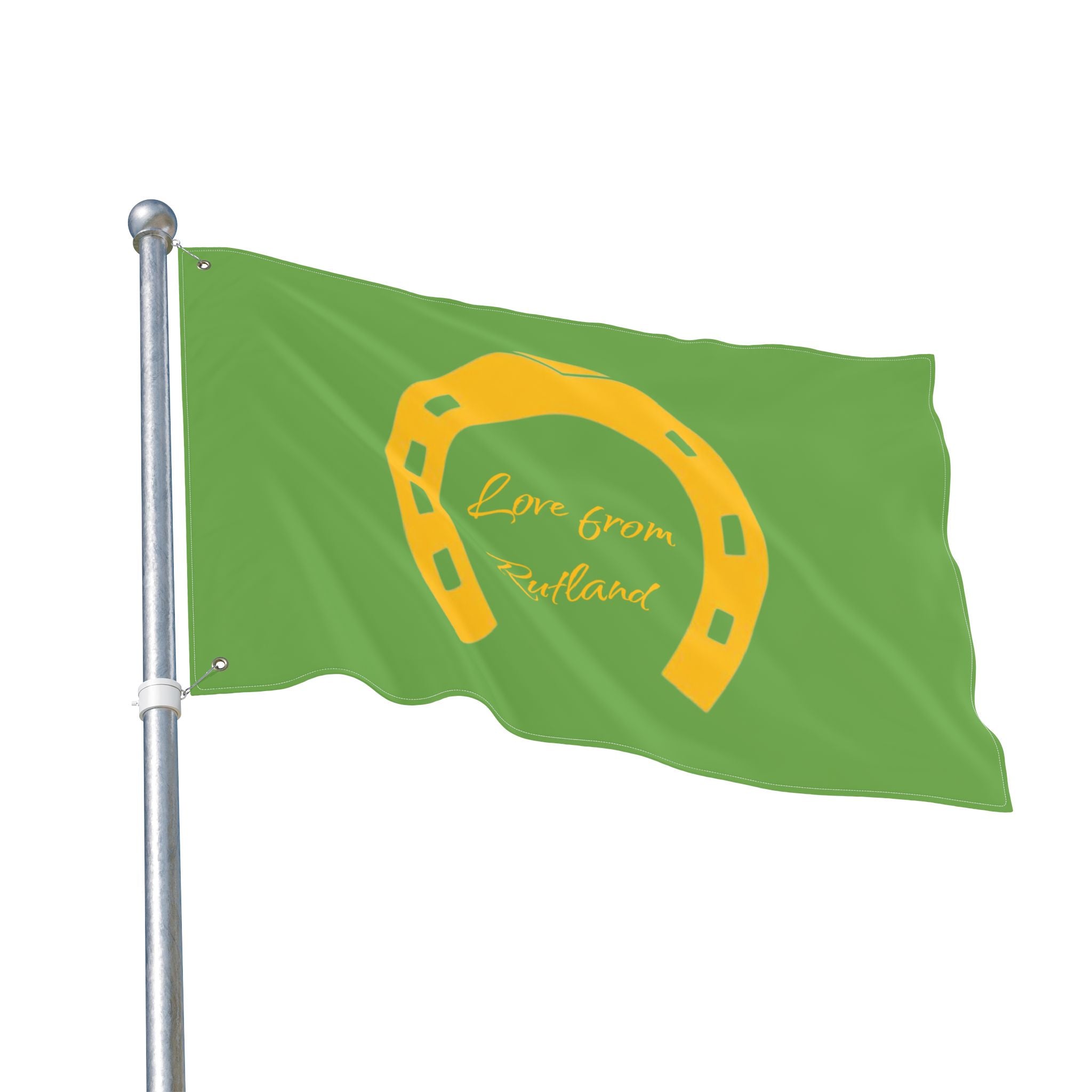 Classic Logo Love From Rutland Double Sided Flag
