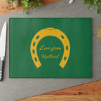 Classic Logo Green Glass Chopping Board —  Kitchen Serving/Cutting Board