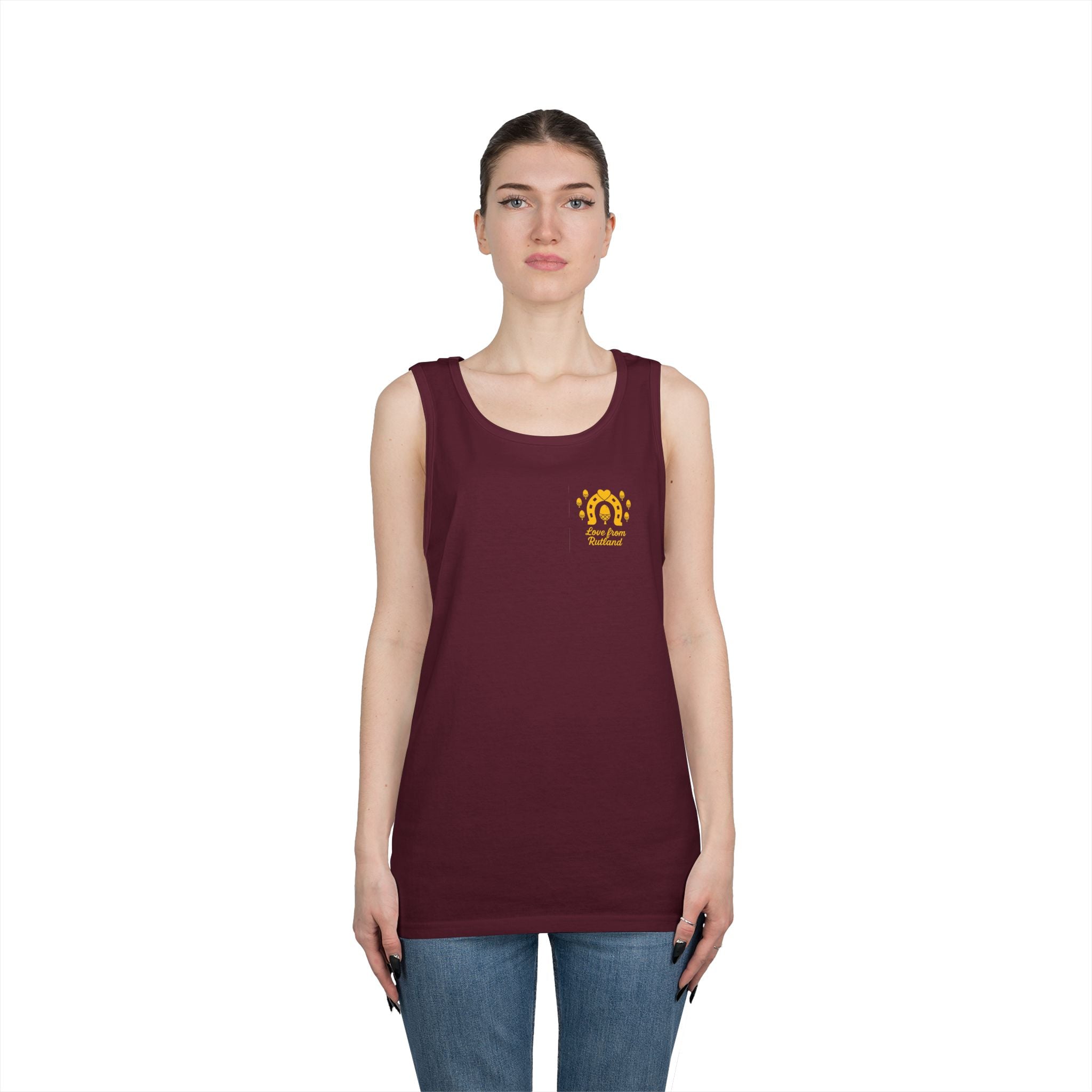 Sunshine Goddess Unisex Heavy Cotton Tank Top, Summer Style, Casual Wear, Beach Day Outfit, Gift for Her, Vacation Attire