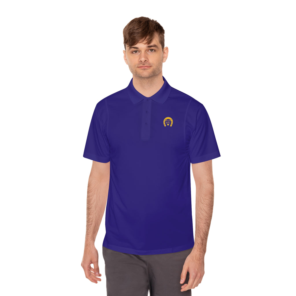 Heart & Horseshoe Men's Sport Polo Shirt