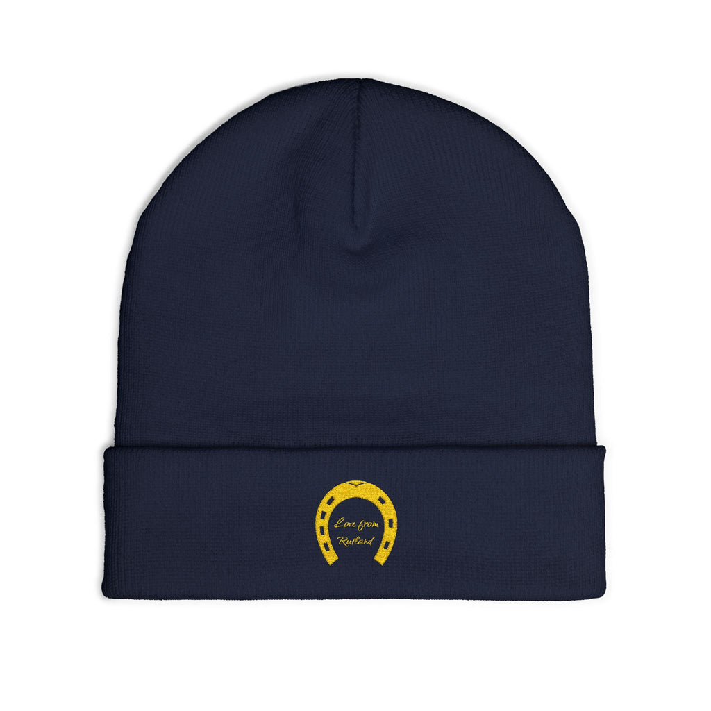 Classic Logo Embroidered Knit Beanie