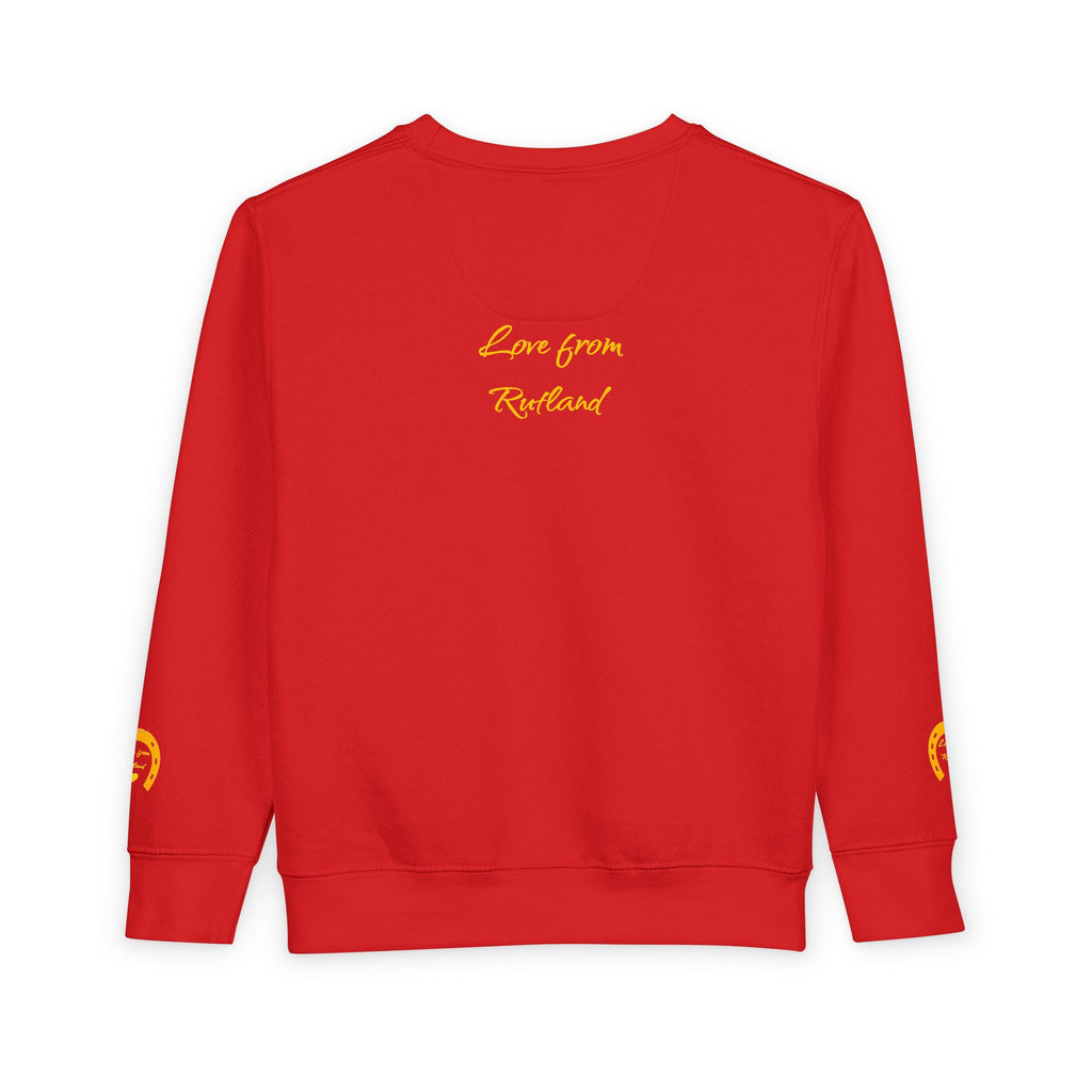 Heart & Horseshoe Toddler Sweatshirt