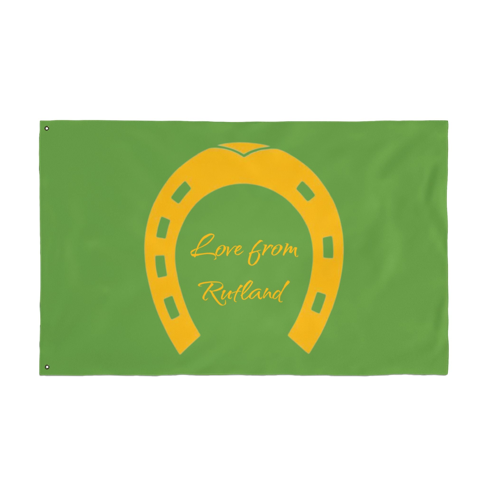 Classic Logo Love From Rutland Double Sided Flag