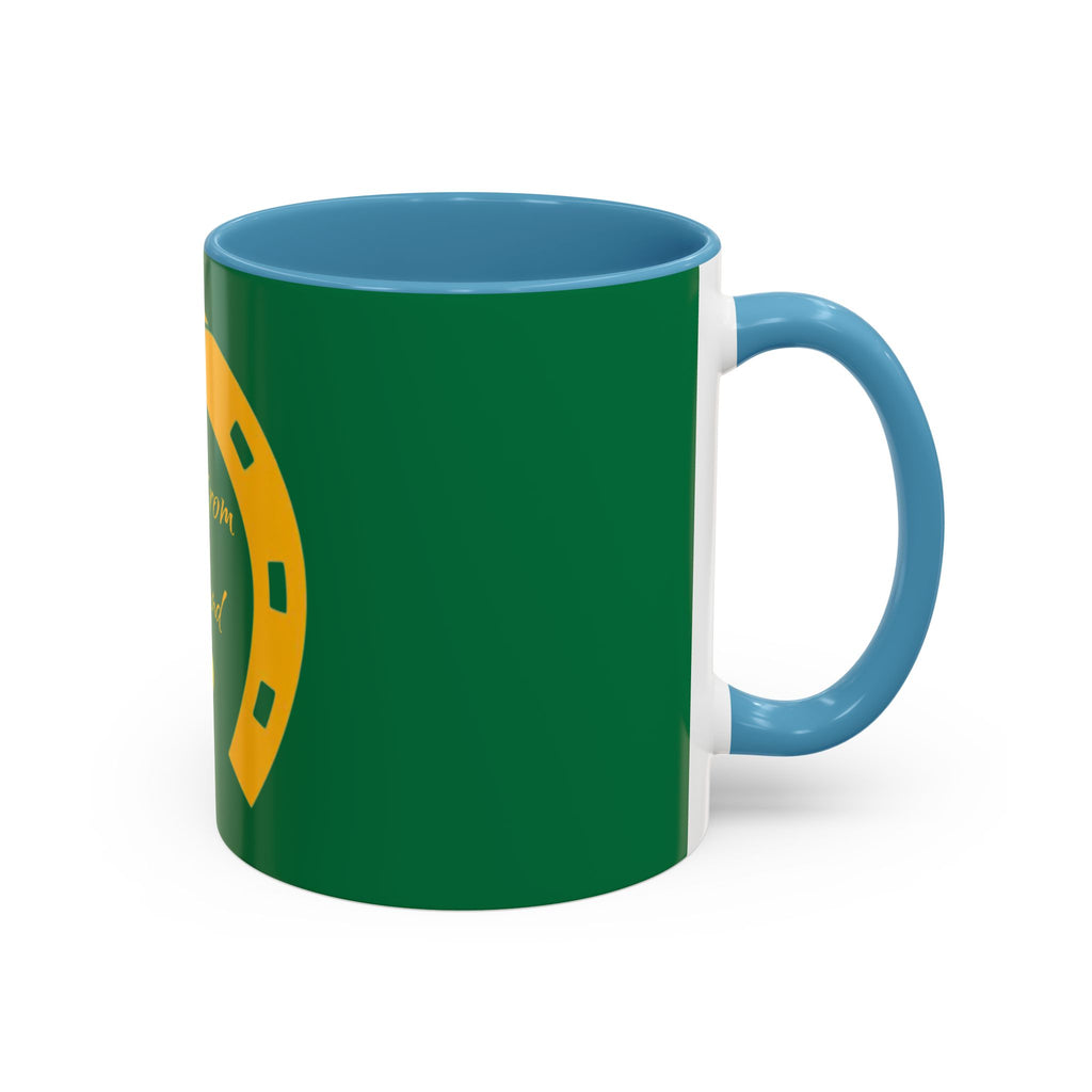 Heart & Horseshoe Accent Coffee Mug (11, 15oz)