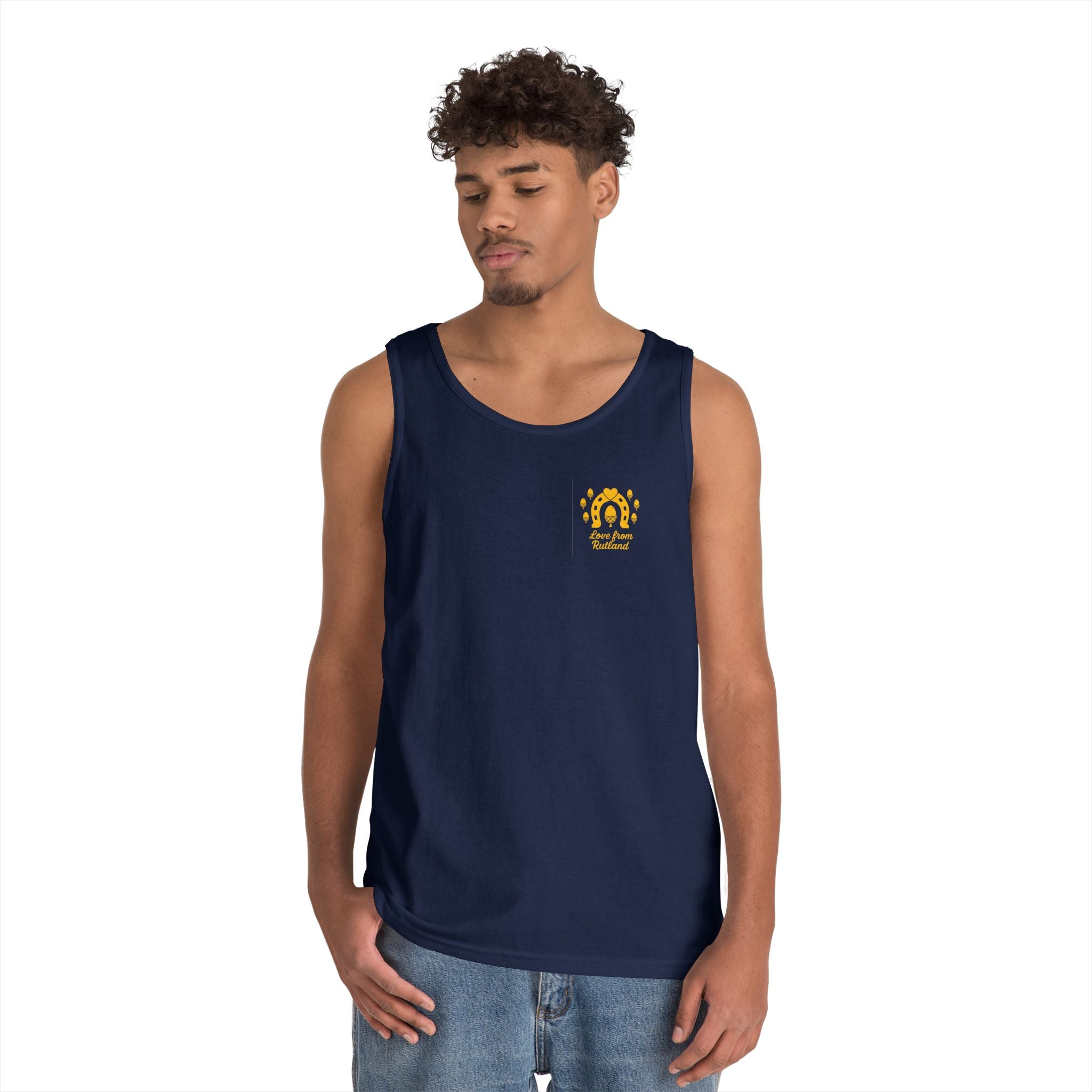 Sunshine Goddess Unisex Heavy Cotton Tank Top, Summer Style, Casual Wear, Beach Day Outfit, Gift for Her, Vacation Attire