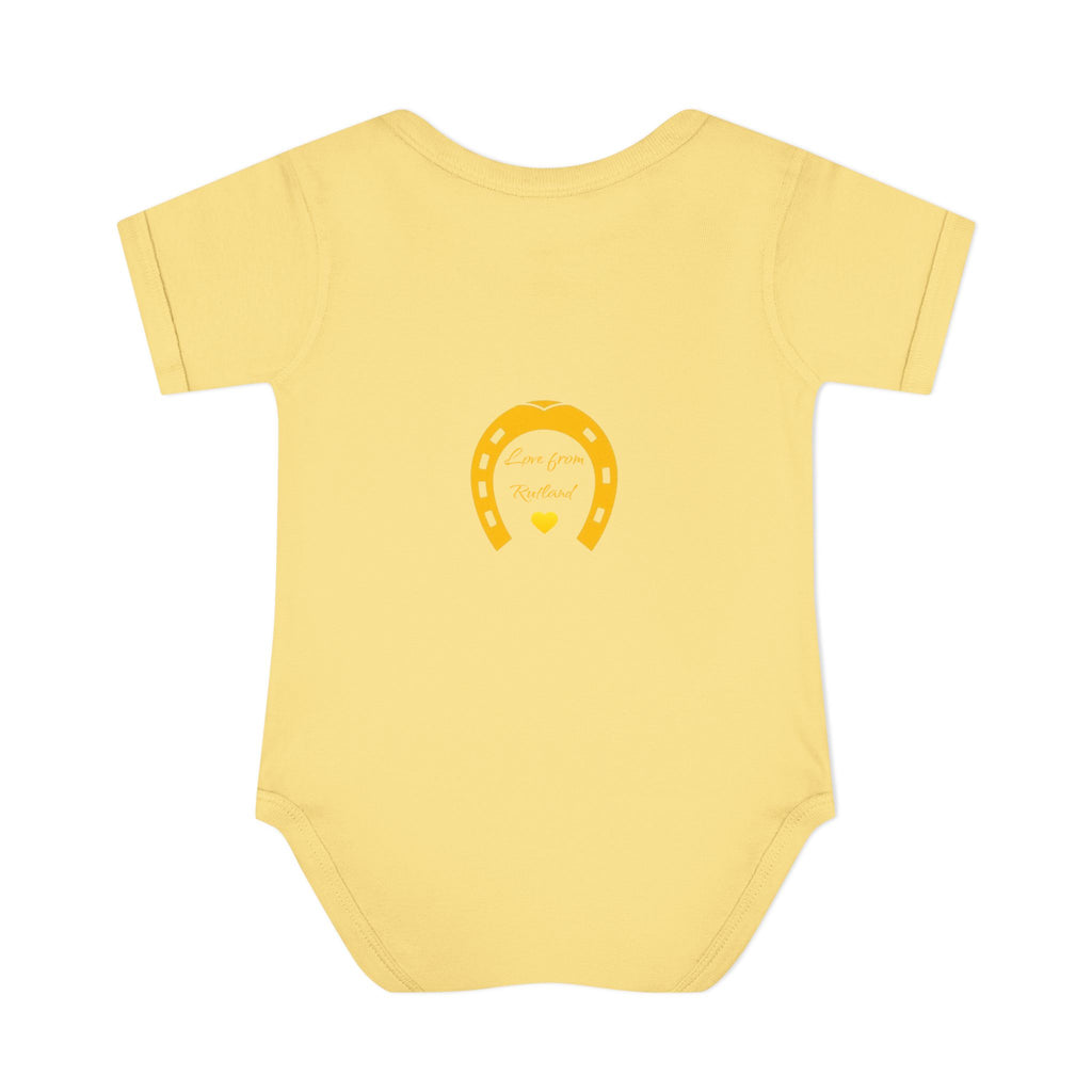 Heart & Horseshoe Bodysuit - Cute Gift for Newborns, Baby Shower, Birthday Outfit, Infants,