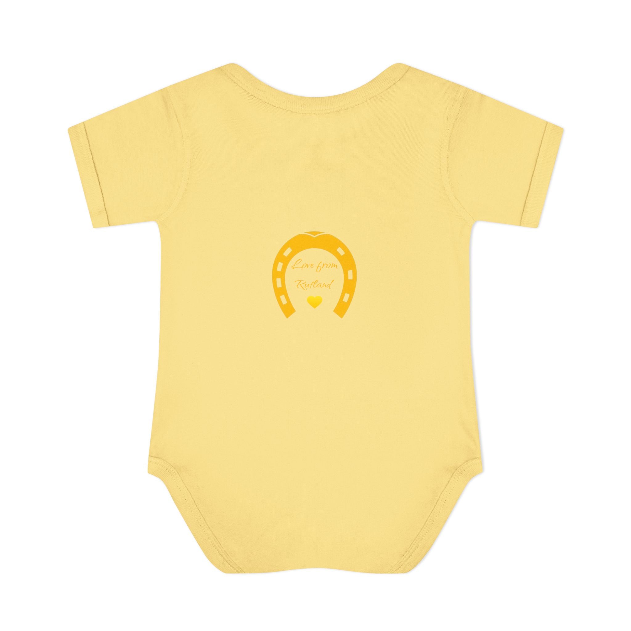 Heart & Horseshoe Bodysuit - Cute Gift for Newborns, Baby Shower, Birthday Outfit, Infants,