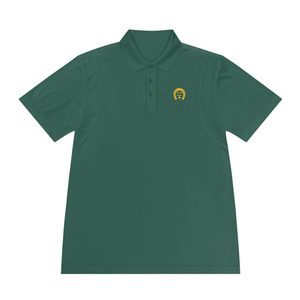 Heart & Horseshoe Men's Sport Polo Shirt