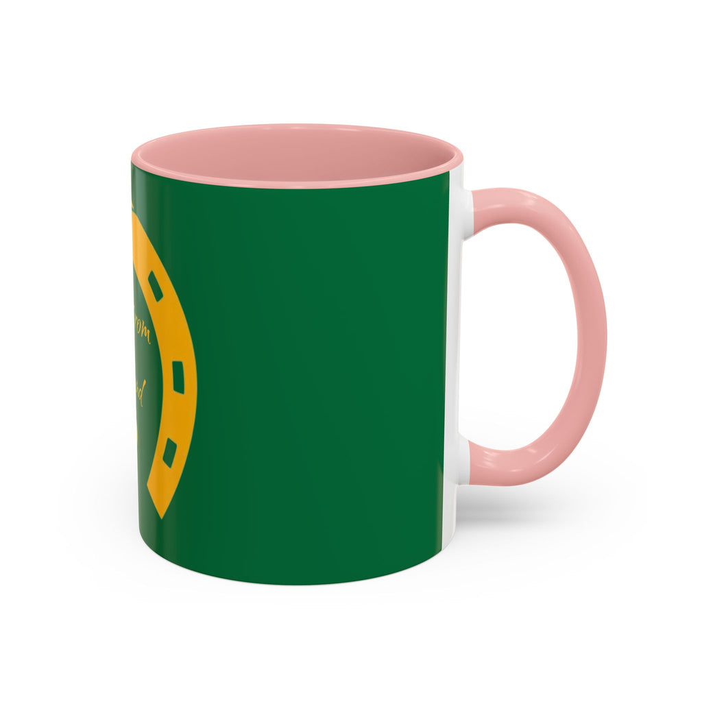 Heart & Horseshoe Accent Coffee Mug (11, 15oz)