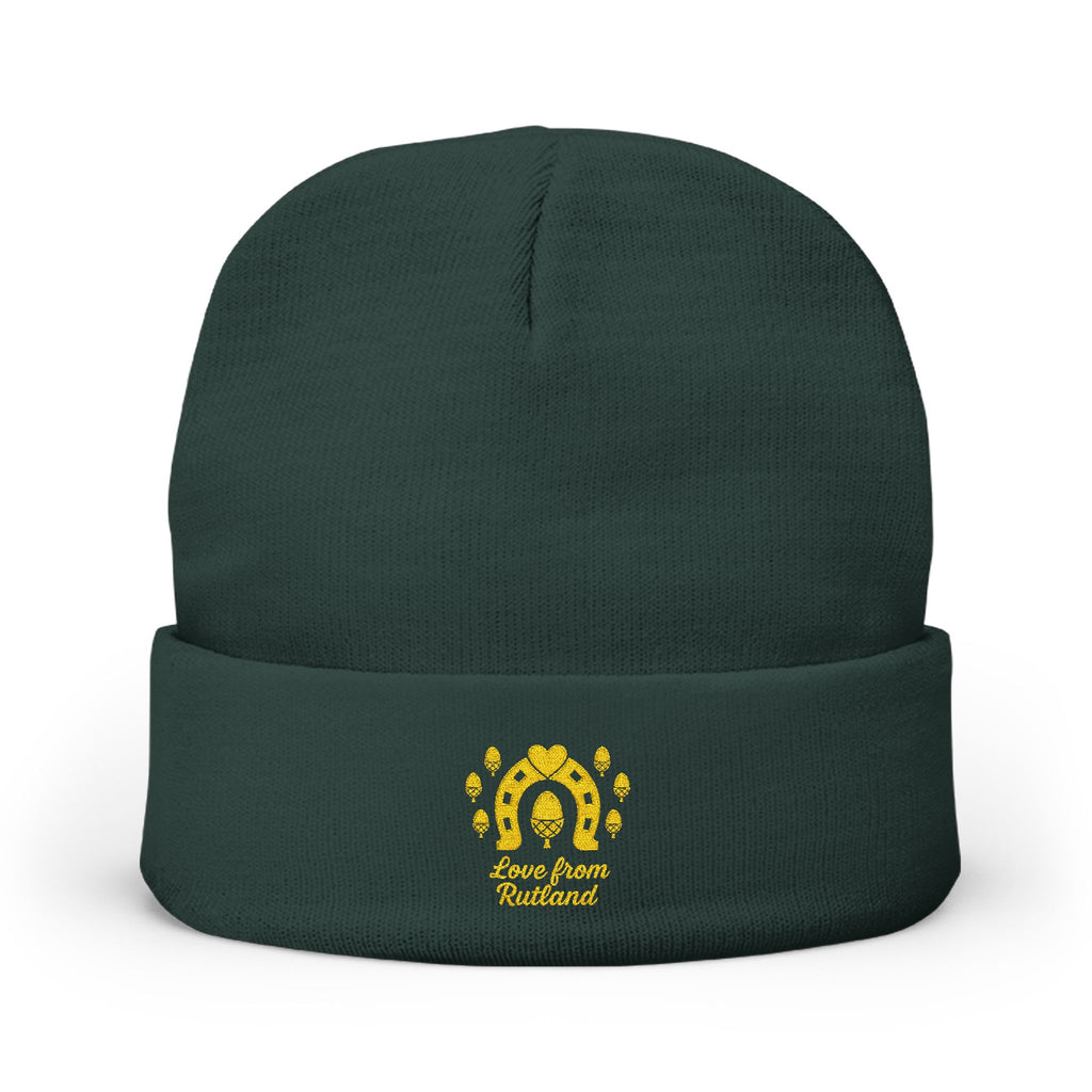 Classic Logo Embroidered Knit Beanie