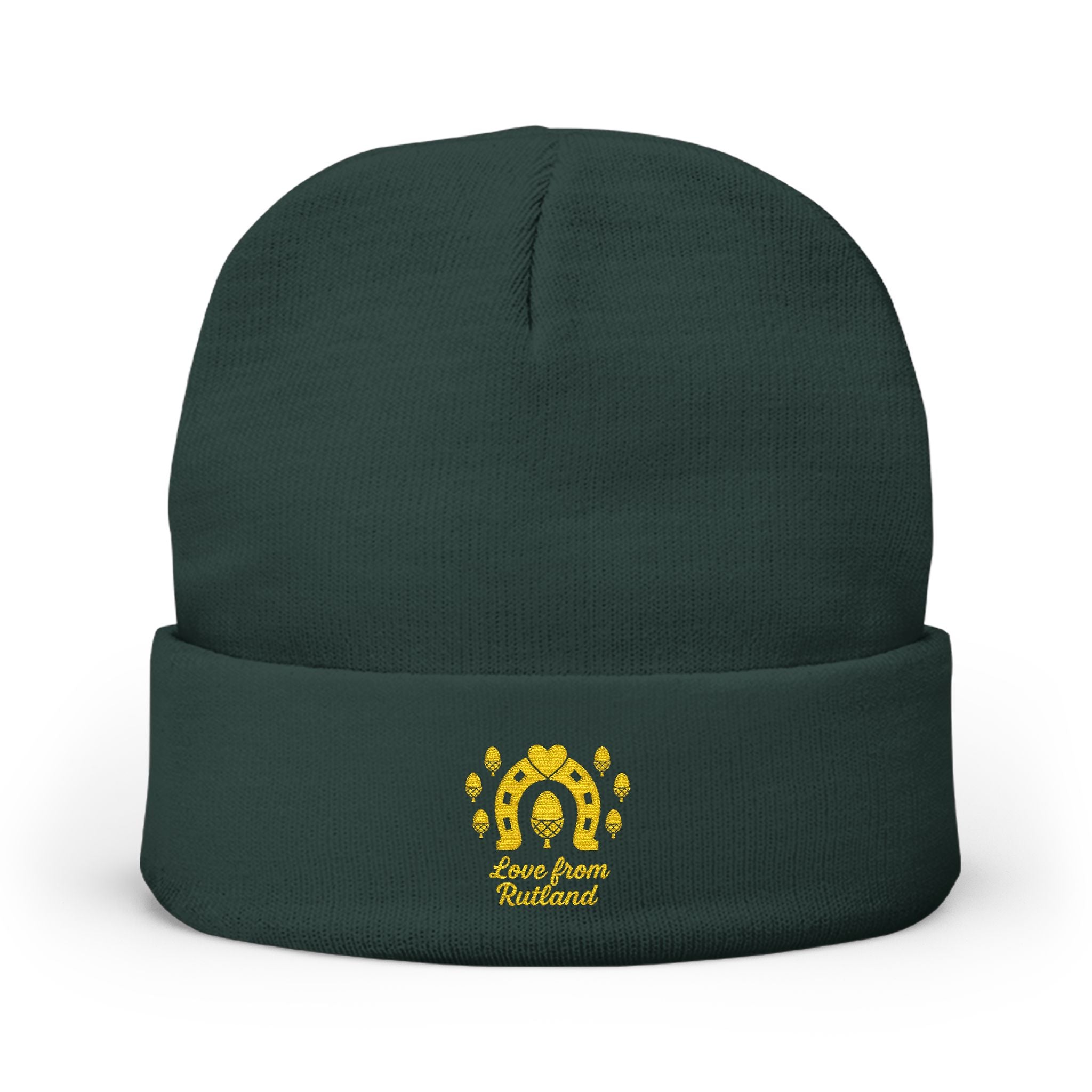 Classic Logo Embroidered Knit Beanie