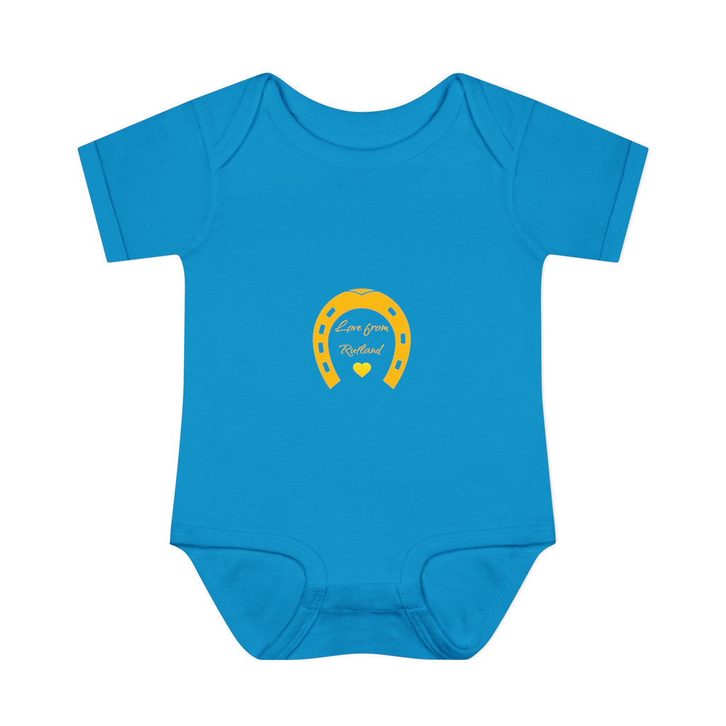 Heart & Horseshoe Bodysuit - Cute Gift for Newborns, Baby Shower, Birthday Outfit, Infants,