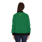 Classic Logo Women's Bomber Jacket - Green